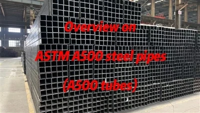 Yleiskatsaus ASTM A500 teräsputkista (A500 putket)